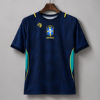 Camiseta Brasil Jesus Azul Infantil