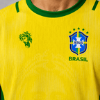 Camiseta Brasil Jesus Amarela Masculina