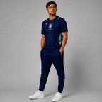 Camiseta Brasil Jesus Azul Masculina