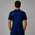 Camiseta Brasil Jesus Azul Masculina
