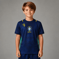 Camiseta Brasil Jesus Azul Infantil